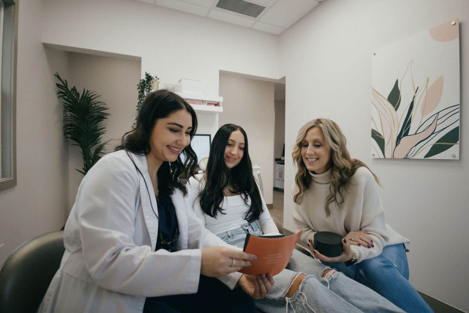 Lifestyle Family Dentistry patient reviewing her treatment plan with Dr. Josetta